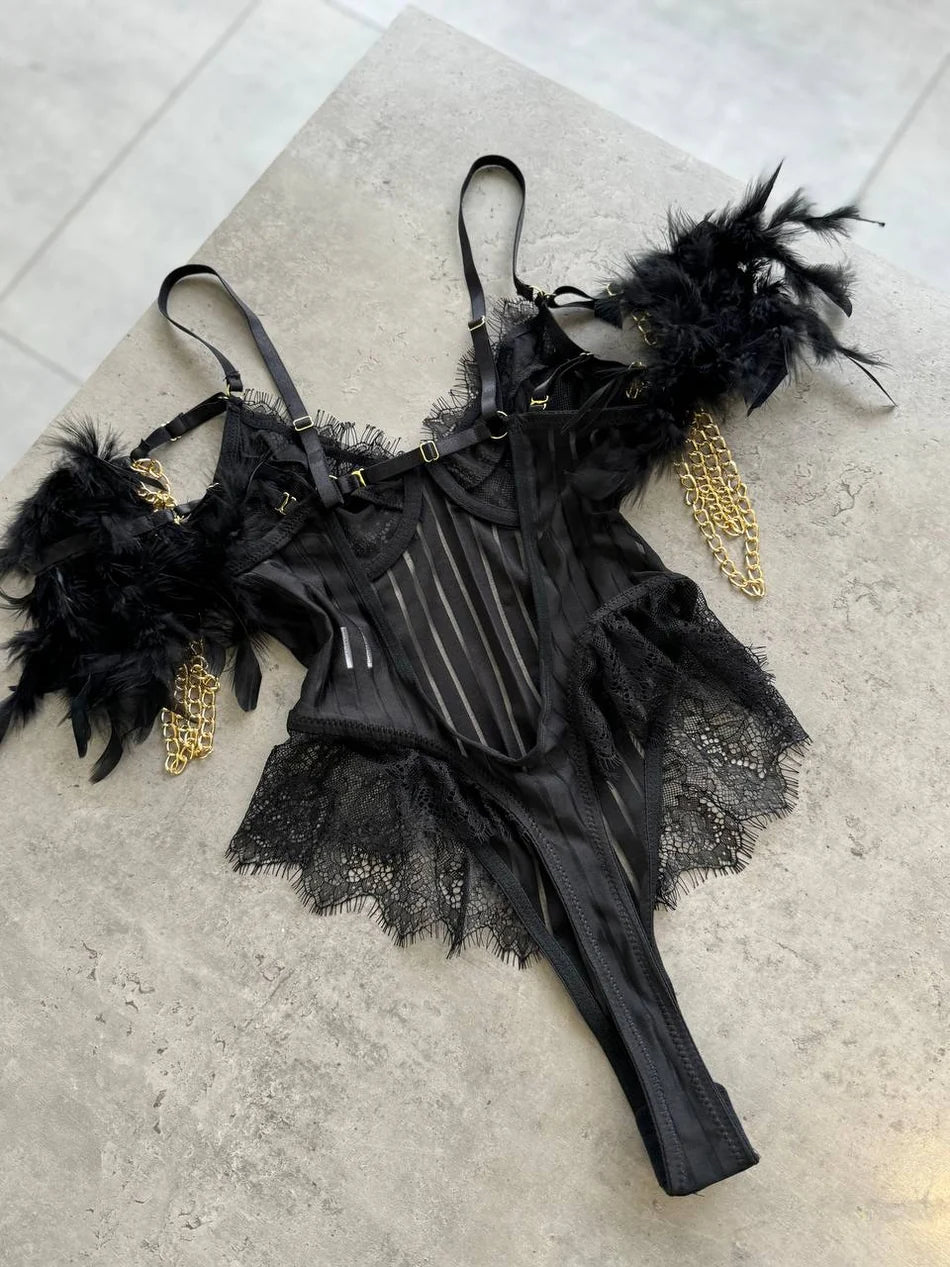 AUREVIA BODYSUIT (AKSESUAR DAHİL) – TenneSecret Bodysuit