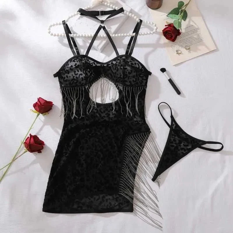 NOIR SAVAGE LUXE DRESS – TenneSecret Bodysuit