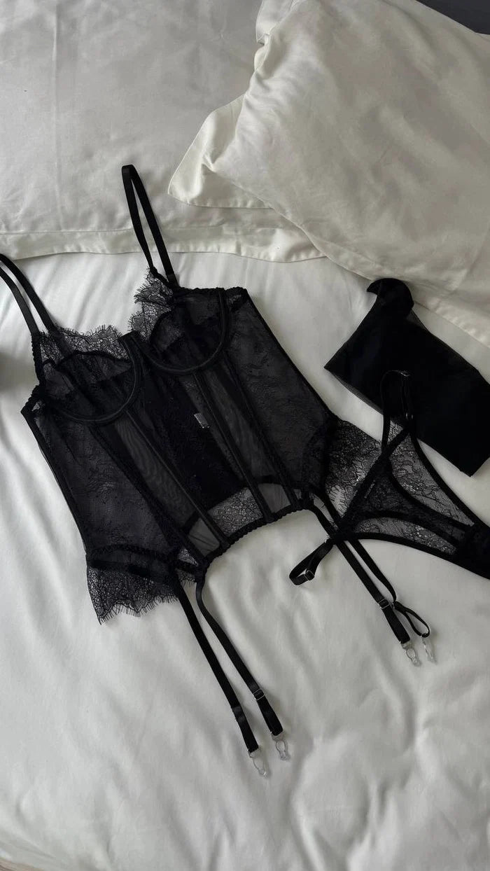 BLACK ELITE SET – TenneSecret Bra & Bralet Takımları