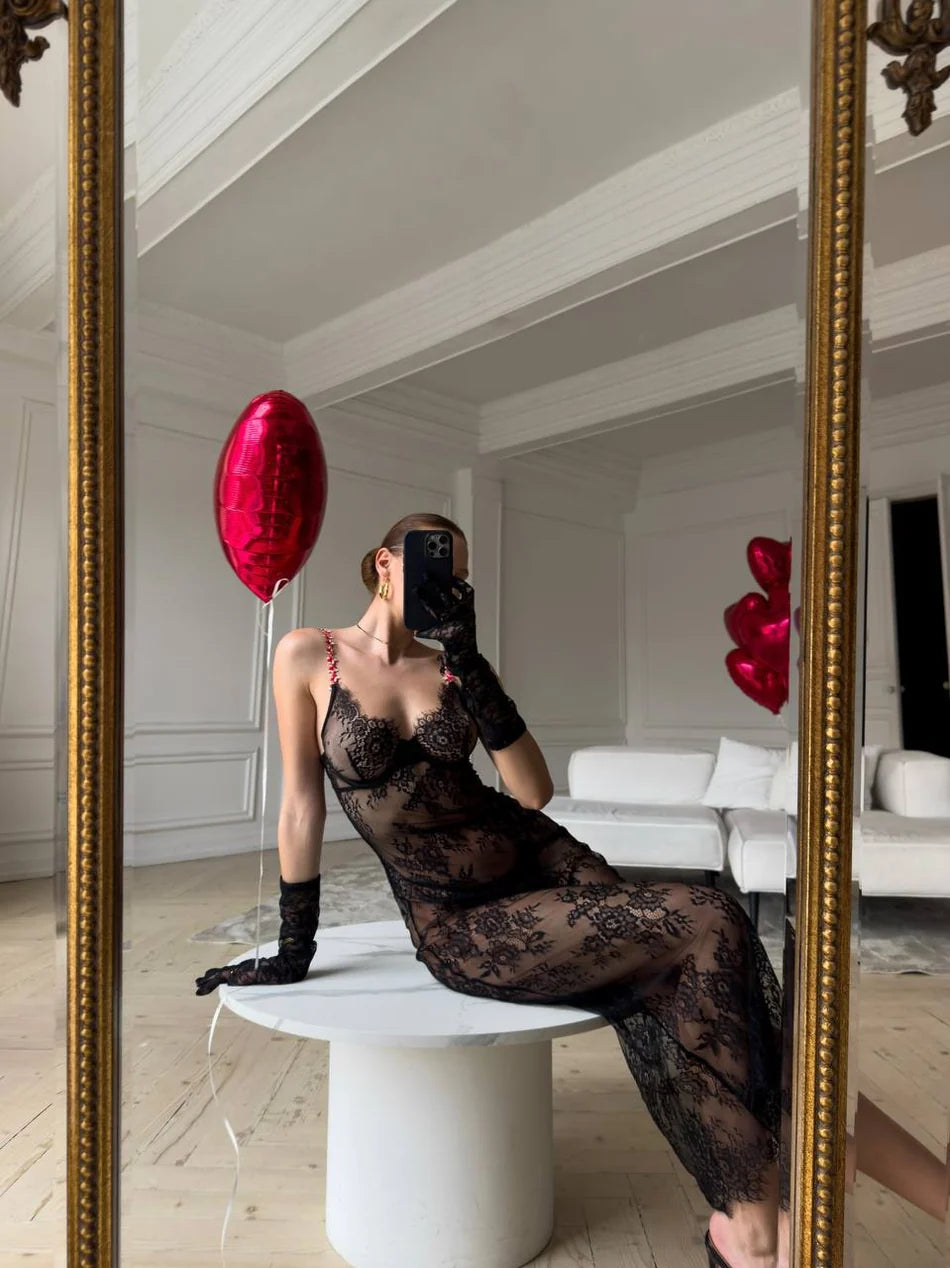 BLACK SEDUCTION NIGHTDRESS – TenneSecret Gecelik