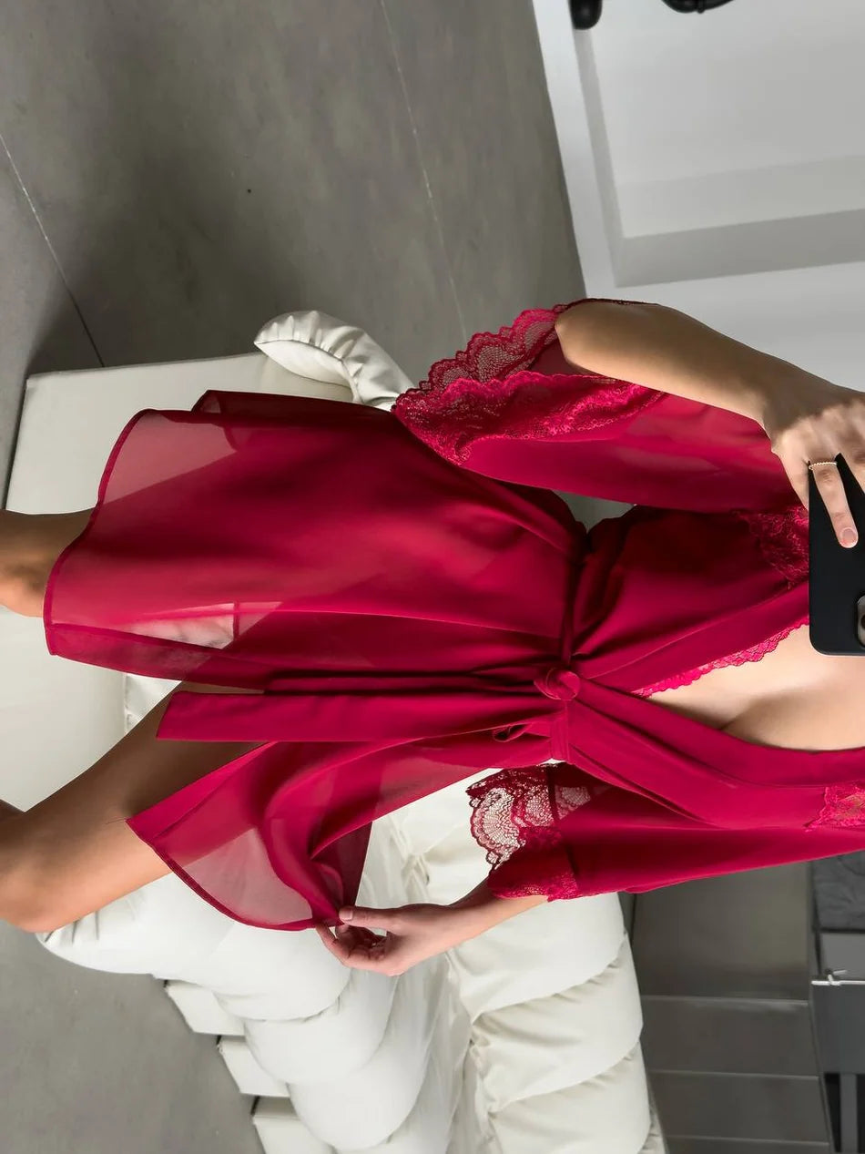 CRIMSON SERAPHINA BODYSUIT SET – TenneSecret Sabahlık