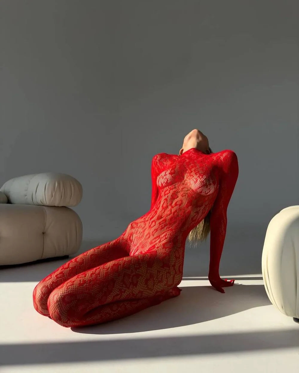CRIMSON SERPENT BODYSTOCKING