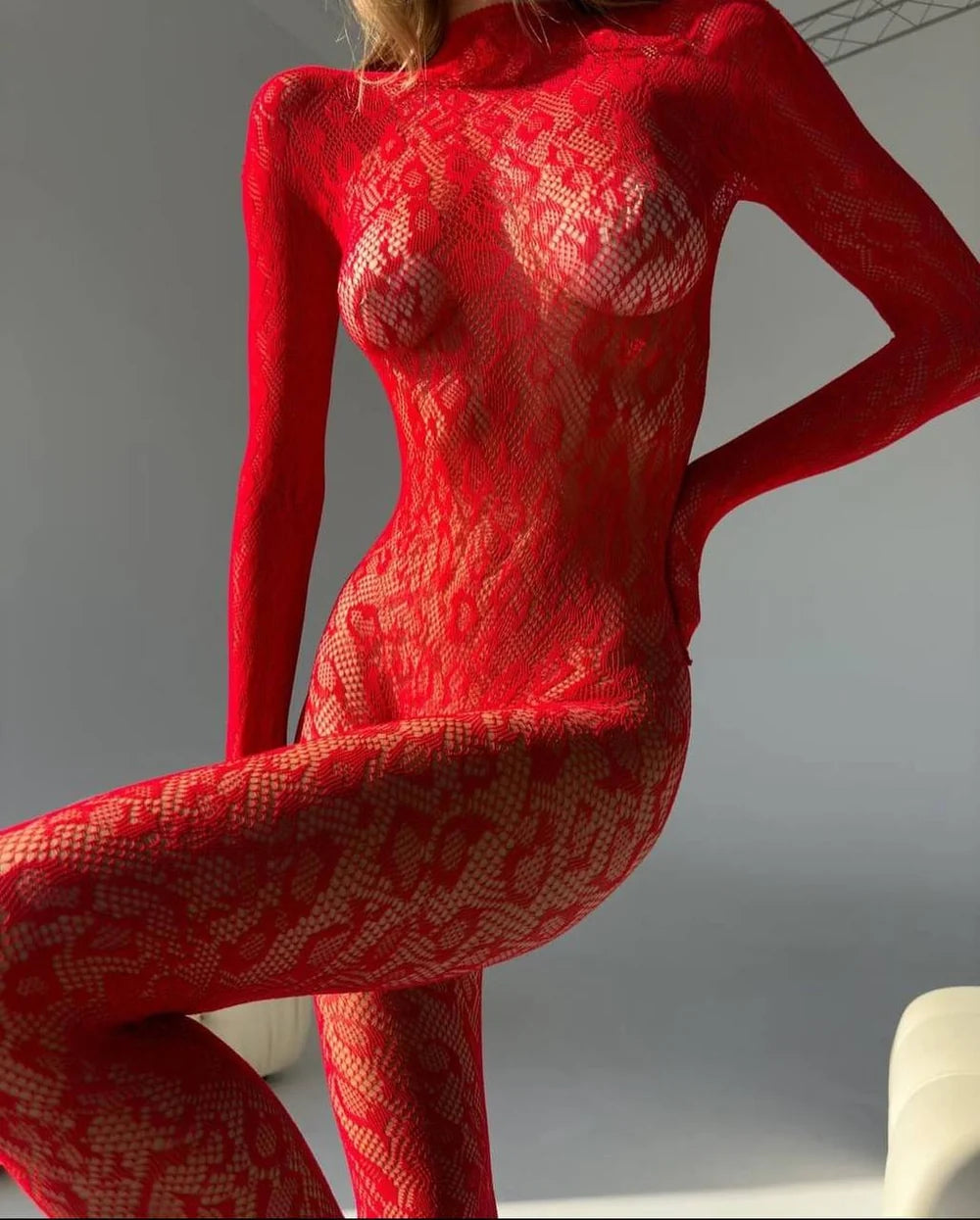 CRIMSON SERPENT BODYSTOCKING