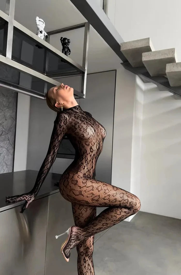MIDNIGHT SERPENT BODYSTOCKING