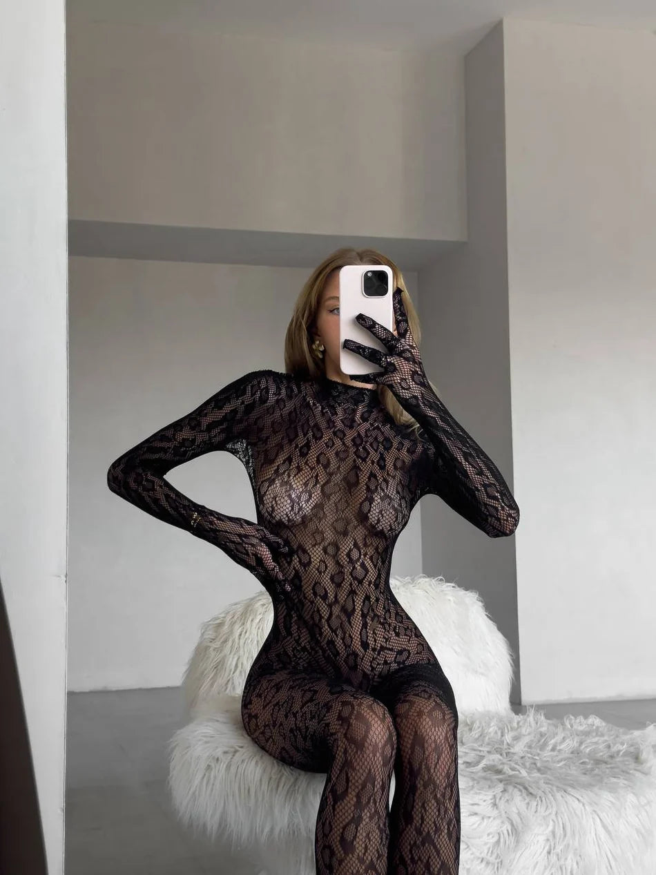MIDNIGHT SERPENT BODYSTOCKING