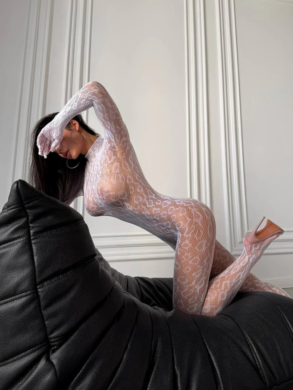 MOONLIT SERPENT BODYSTOCKING