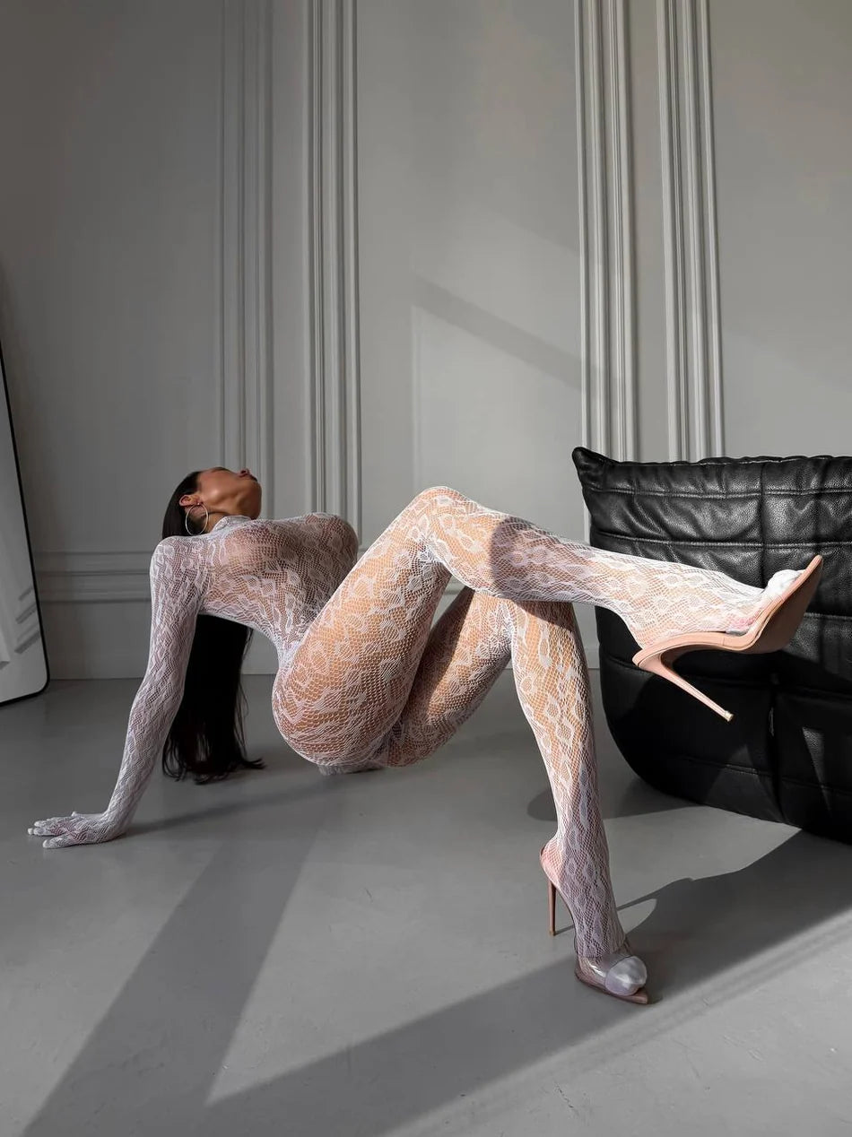 MOONLIT SERPENT BODYSTOCKING