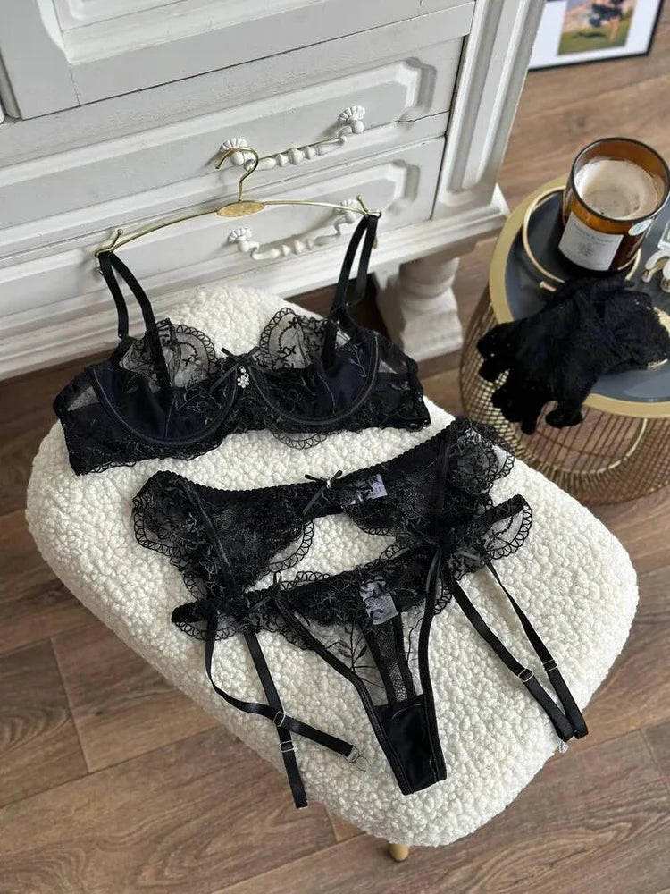 NERISSA NOIR JARTIYER SET – TenneSecret Jartiyer Takımları