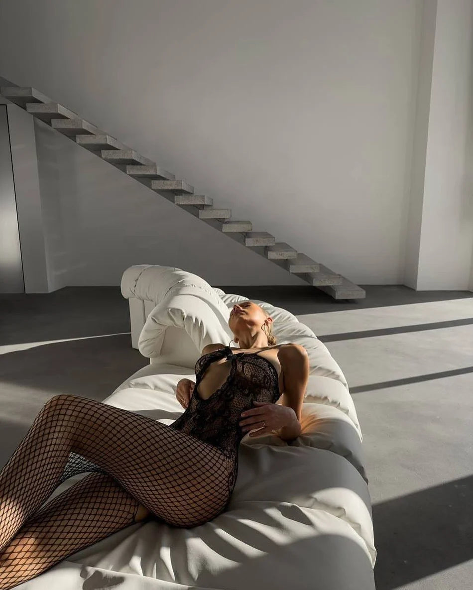 NOIR LACE BODYSTOCKING