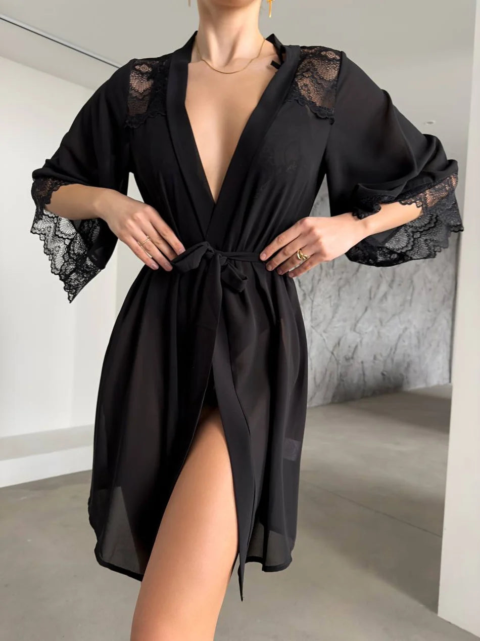NOIR SERAPHINA BODYSUIT SET – TenneSecret Sabahlık