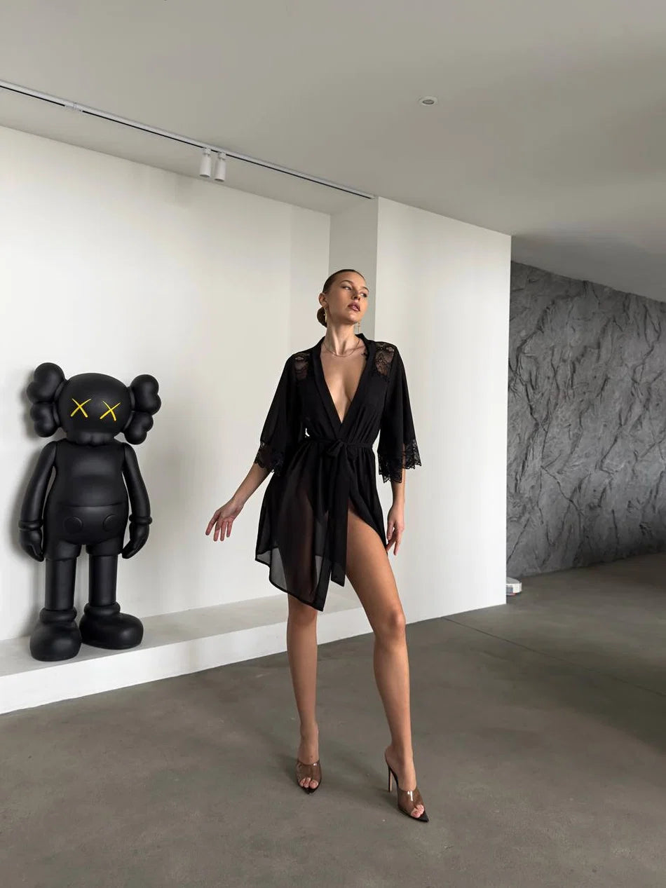 NOIR SERAPHINA BODYSUIT SET – TenneSecret Sabahlık