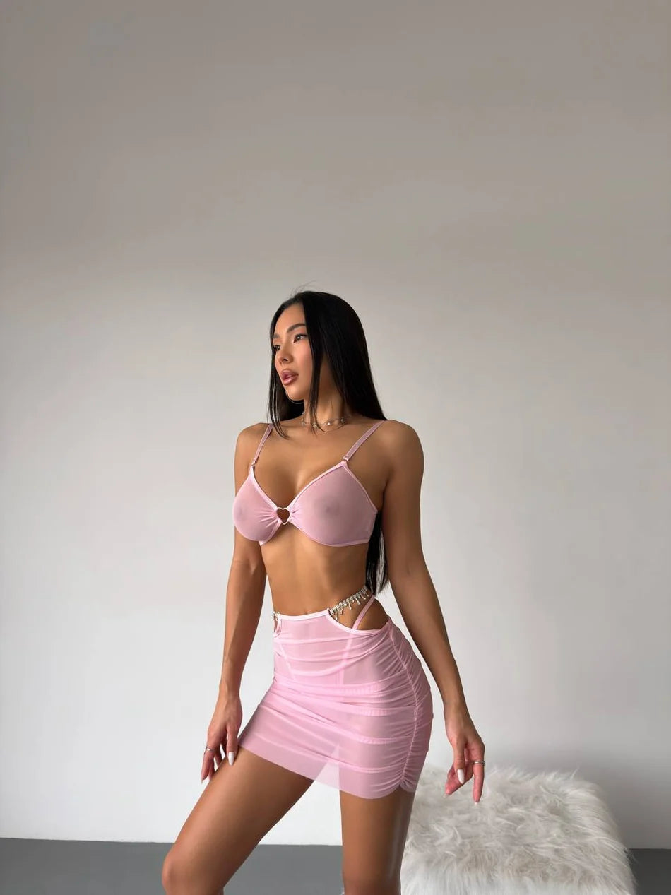 PINK AMOUR BRALET TAKIM – TenneSecret Bra & Bralet Takımları