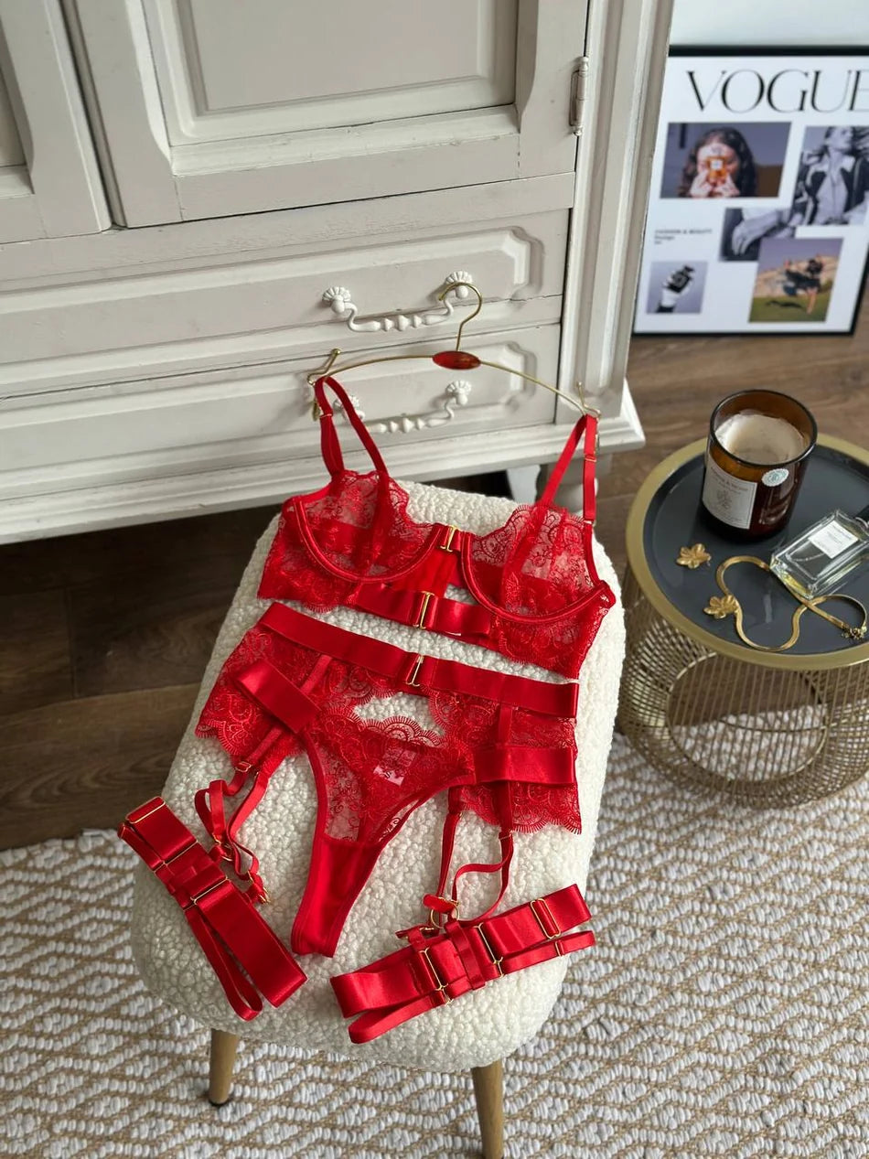 RED ROYALE JARTIYER SET – TenneSecret Jartiyer Takımları